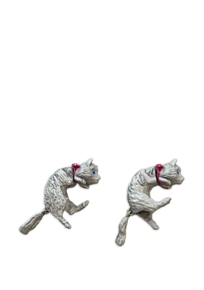Vivetta cat earrings - Grey