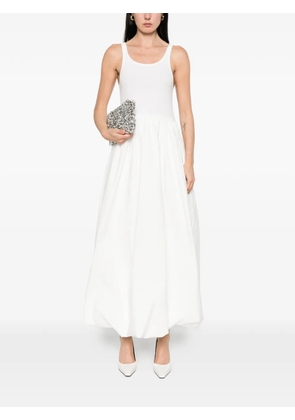 Eleh scoop-neck midi dress - White