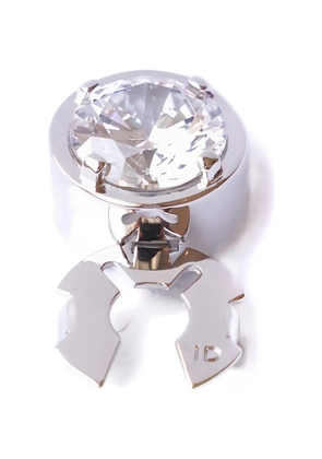 Izabel Display zirconia button cover - Silver