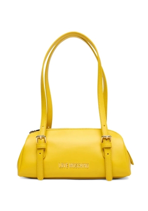 Love Moschino buckle shoulder bag - Yellow