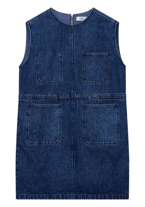 TOMBOY sleeveless drawstring dress - Blue