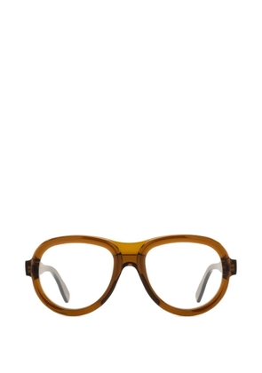 AUDE HEROUARD Claude round-frame glasses - Brown