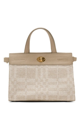 Burberry mini Cotswolds tote - Neutrals