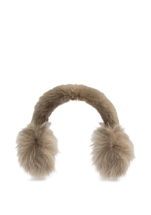 Burberry fur earmuffs - Brown