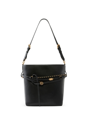 PINKO medium studded leather bucket bag - Black