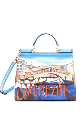 Dolce & Gabbana Pre-Owned Miss Sicily Bag Printed Leather Medium satchel - Multicolour