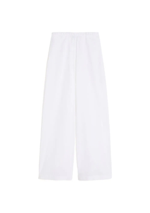 Max Mara elasticated-waist trousers - White