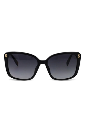 Marc Jacobs Eyewear logo geometric sunglasses - Black