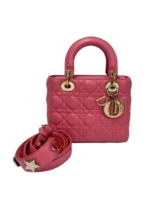 Christian Dior Pre-Owned 2017 Small Lambskin Cannage My ABCDior Lady Dior satchel - Pink