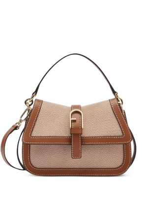 Furla mini Flow top handle tote bag - Neutrals