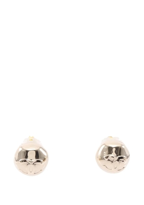 CHANEL Pre-Owned 2025 CC Gold Plated Round Earrings costume earrings