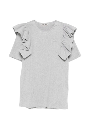 Miu Miu ruffled dress - Grey