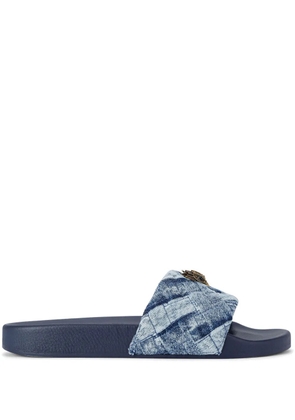 Kurt Geiger London Meena denim slippers - Blue