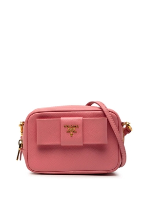 Prada Pre-Owned 2010-2026 Saffiano Fiocco Bow Camera Bag crossbody bag - Pink
