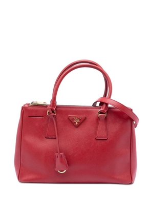 Prada Pre-Owned 2013-2025 Small Saffiano Lux Galleria Double Zip satchel - Red