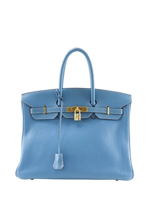 Hermès Pre-Owned 2003 Clemence Birkin Retourne 35 handbag - Blue