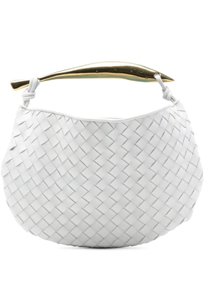 Bottega Veneta Pre-Owned 2012-2025 Lambskin Intrecciato Sardine satchel - White