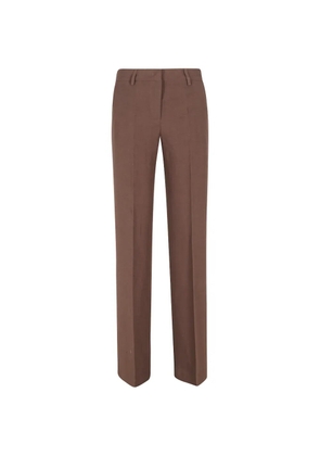 ERMANNO FIRENZE straight trousers - Brown