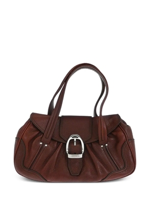 Celine Pre-Owned 2007 Chouquette leather handbag - Brown