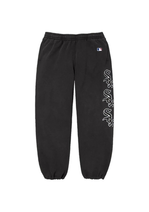Supreme x Chicago White Sox logo track pants - Black