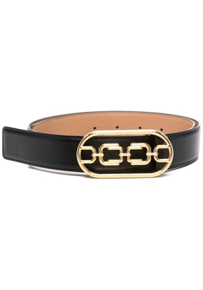 Elisabetta Franchi chain-link buckle belt - Black