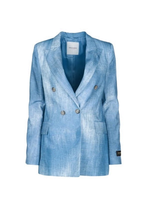 ERMANNO FIRENZE double-breasted blazer - Blue