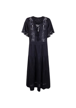 Seventy tassel lace dress - Black