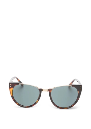 Linda Farrow round-frame sunglasses - Brown