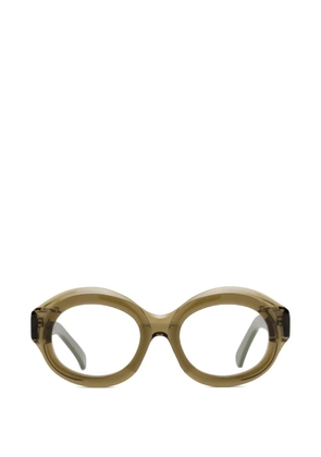 AUDE HEROUARD Charlie round-frame glasses - Green