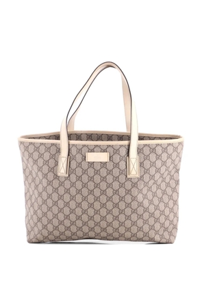 Gucci Pre-Owned Plus GG Coated Canvas with Leather Medium tote bag - Brown