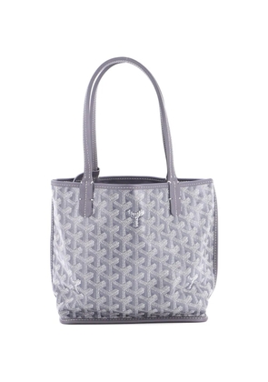 Goyard Pre-Owned Anjou Reversible Tote Coated Canvas Mini satchel - Grey