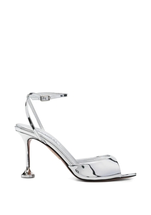 Aquazzura Juno ankle strap sandals - Silver