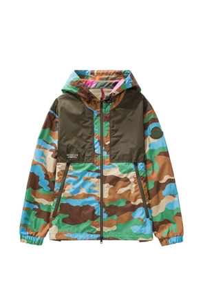 Moncler Kounde camouflage hooded jacket - Green