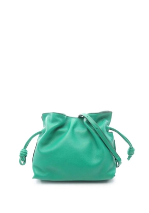 Loewe Pre-Owned 2010-2026 Mini Nappa Flamenco Knot Clutch crossbody bag - Green