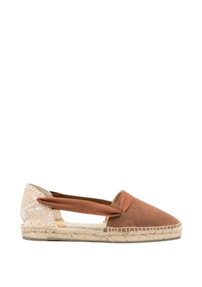 Castañer Kaia tie strap espadrilles - Brown