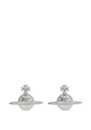 Vivienne Westwood solid Orb earrings - Silver
