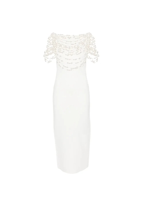 Cult Gaia Meri beaded midi dress - White