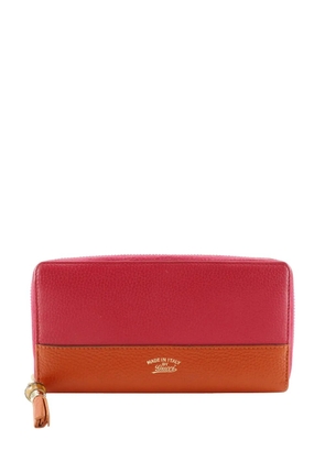 Gucci Pre-Owned 2000-2015 Bicolor Calfskin Zip Around Bamboo Wallet long wallets - Pink