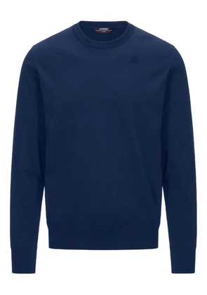 K-Way Sebastien ribbed crew-neck sweater - Blue