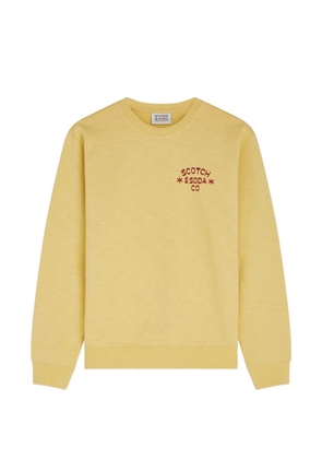Scotch & Soda logo-print sweatshirt - Yellow