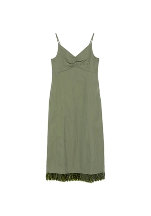 Baum Und Pferdgarten v-neck beaded dress - Green