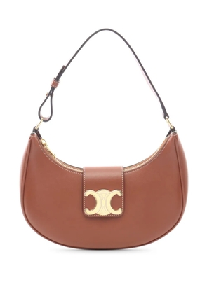 Celine Pre-Owned 2021-2026 Medium Smooth Calfskin Triomphe Ava shoulder bag - Brown