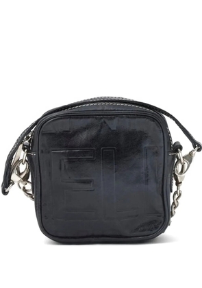 Mariella Burani Vintage embossed chain bag - Black