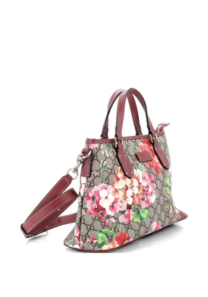 Gucci Pre-Owned Convertible Blooms Print GG Coated Canvas Small tote bag - Brown