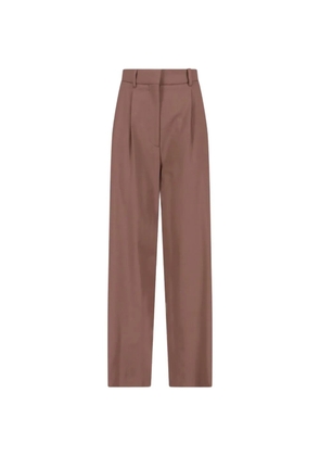 Lardini pleated tailored trousers - Brown