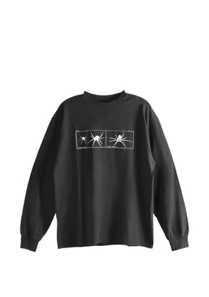 ROA washed graphic T-shirt - Black