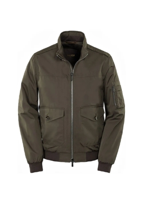 Moorer Aiden patch-pocket bomber jacket - Green