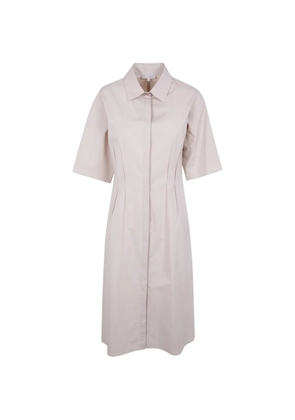 Antonelli short-sleeve shirt dress - Neutrals
