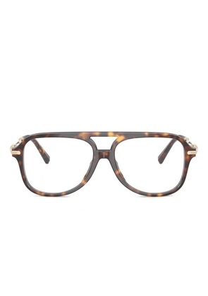 Tiffany & Co Eyewear pilot-frame glasses - Brown