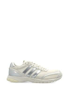 adidas Adizero Adios three-stripes lace-up fastening sneakers - Neutrals